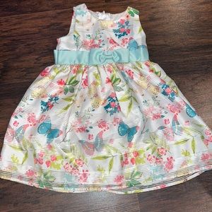 Girls Butterfly Bow Front 2T